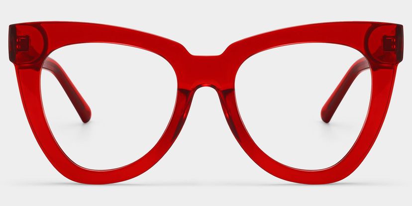 Yaser Cateye Red Glasses