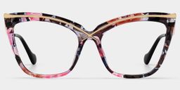 Winston Butterfly Floral Glasses1