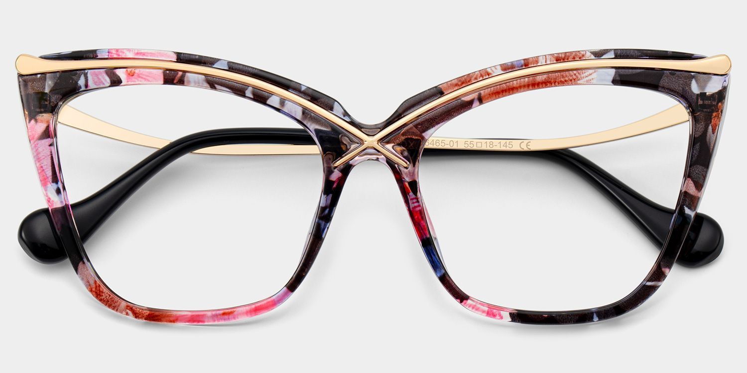 Winston Butterfly Floral Frame Eyeglasses for Women | ZEELOOL2