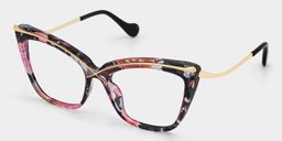 Winston Butterfly Floral Glasses3