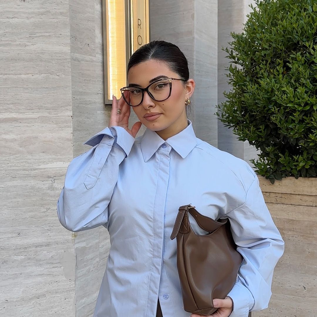 Yomary Black Cat Eye Frame Glasses for Women | ZEELOOL4