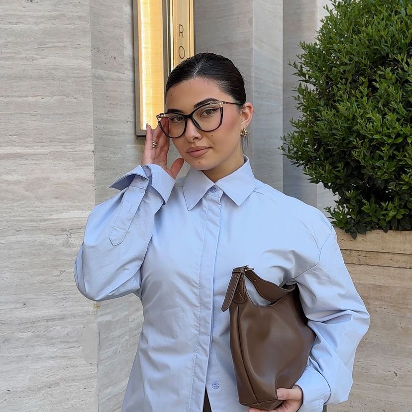 Yomary Cateye Black Glasses