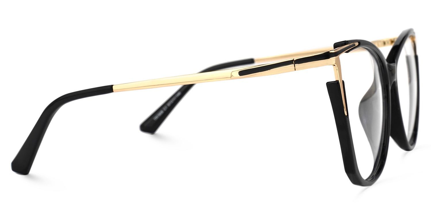 Yomary Black Cat Eye Frame Glasses for Women | ZEELOOL2