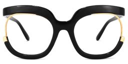 Darice Round Black Glasses1