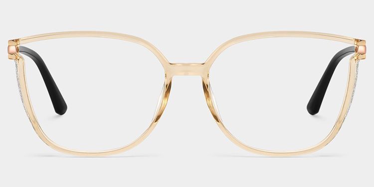 Annalisa Square Beige Glasses