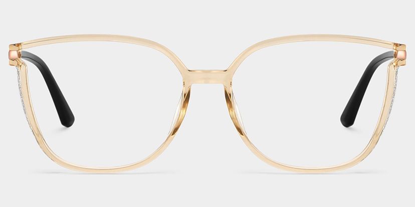 Annalisa Square Beige Glasses