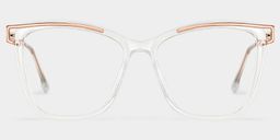Krystle Square Clear Glasses3