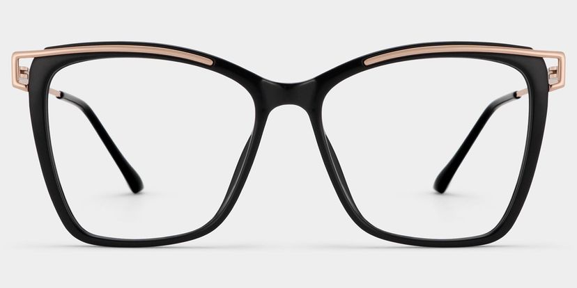 Krystle Square Black Glasses