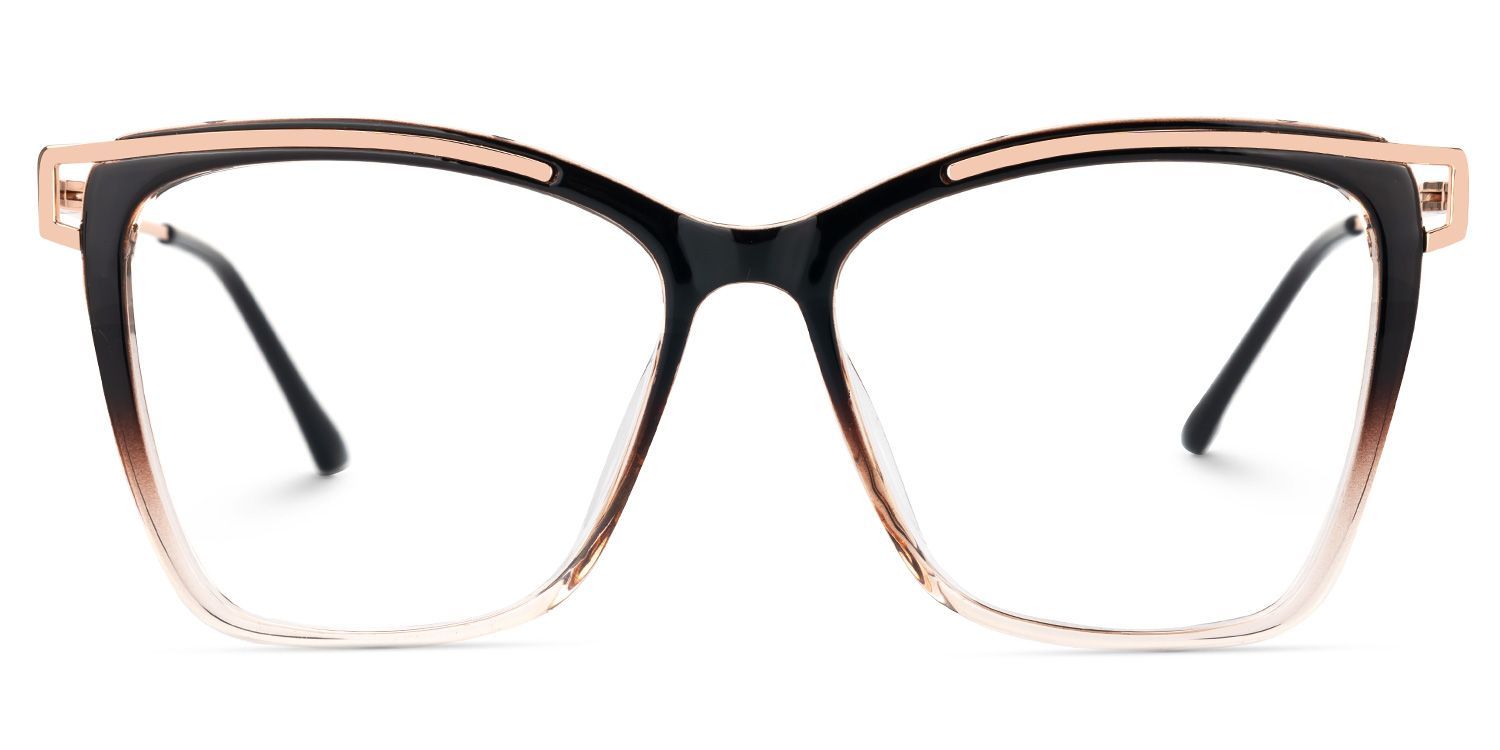 Krystle Square Multicolor Eyeglasses and Wide Frames | ZEELOOL0