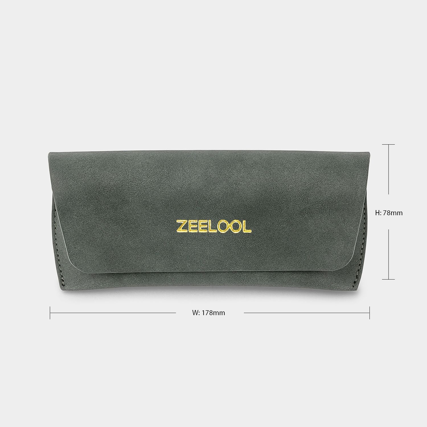 PJO225433-01 Green Man-made Leather Box, Glasses Pocket1