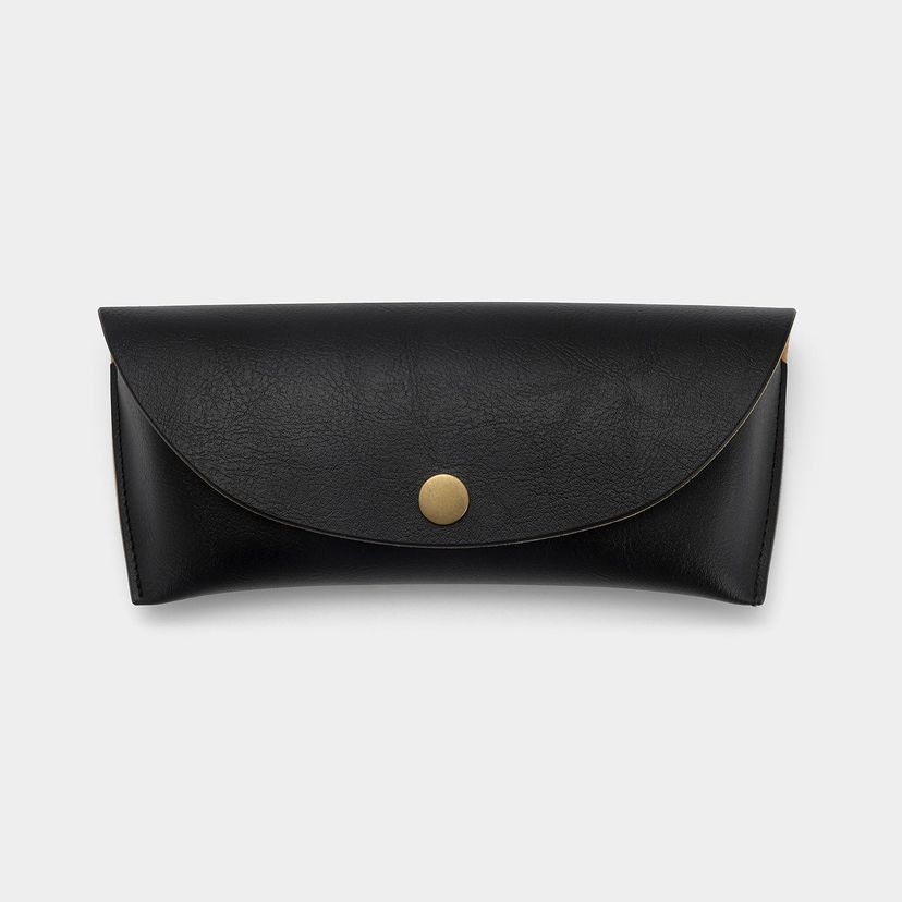 Black Man-made Leather Box