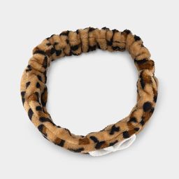 Leopard print Coral Fleece Headband2