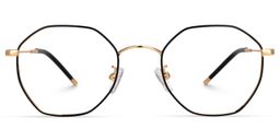 Reyes Geometric Black Glasses0