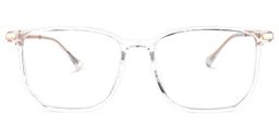 Fezell Clear Square Glasses0