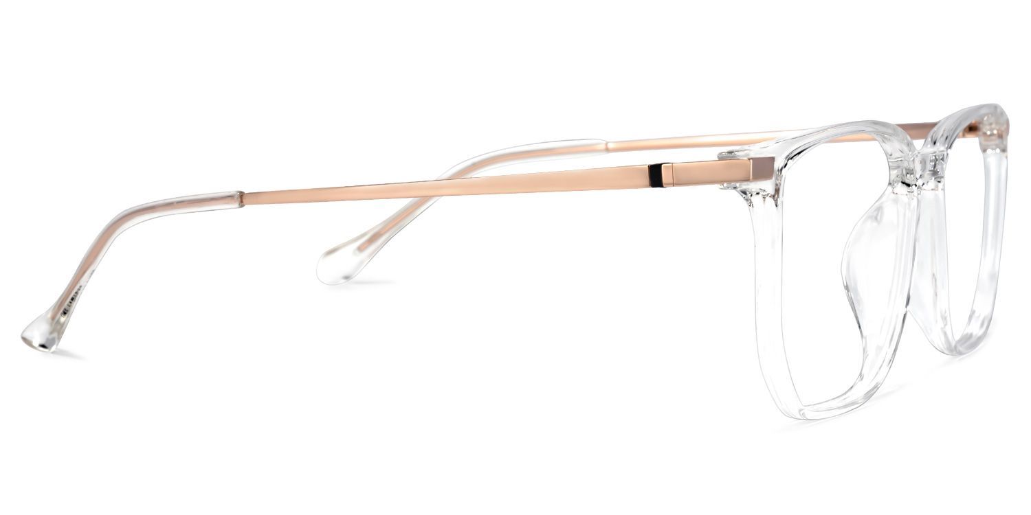 Fezell TR90 Square Clear Frame Glasses | Zeelool Optical3