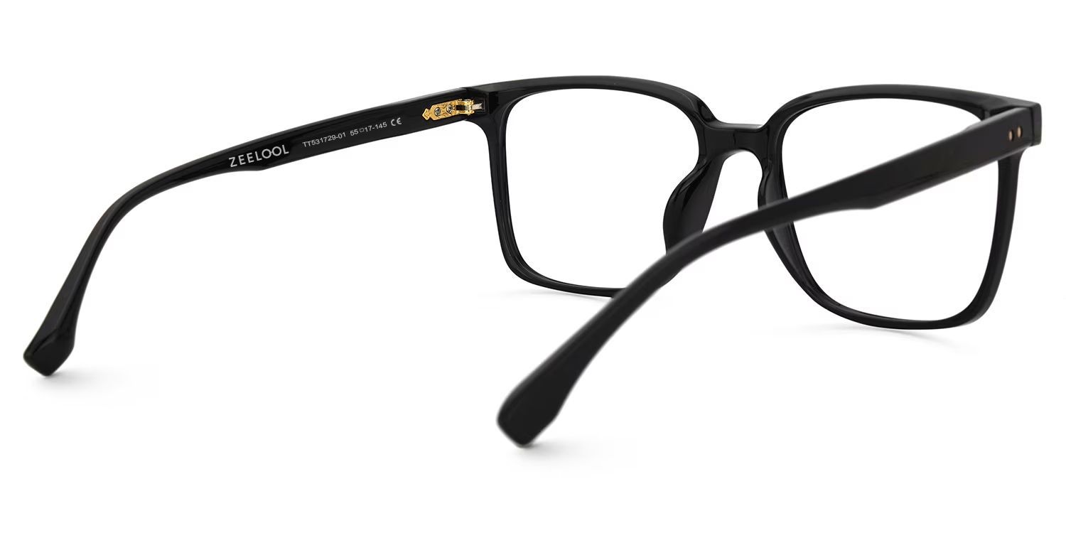 Contreras Square Black Glasses | Zeelool Glasses5