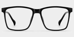 Burgos Square Black Glasses0