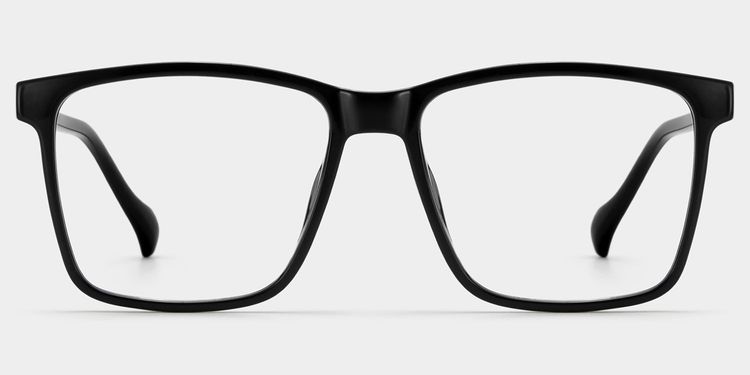 Burgos Square Black Glasses