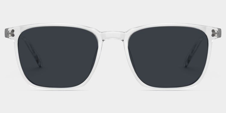 Martinez Clear Square Sunglasses