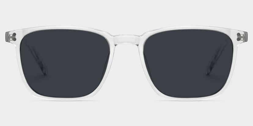 Martinez Clear Square Sunglasses