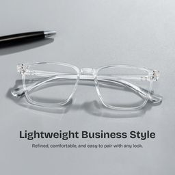 Martinez Square Clear Glasses0