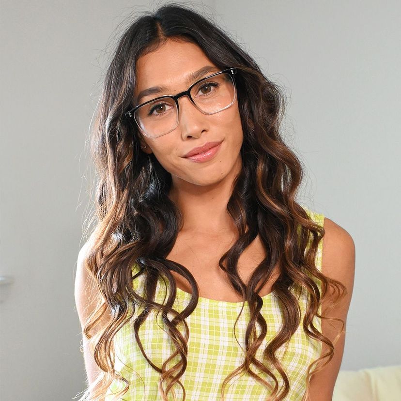 Martinez Square Black Glasses