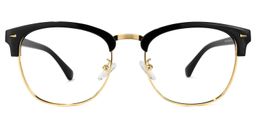 Lasha Browline Black Glasses1