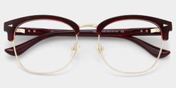 Lasha Red Browline Glasses2