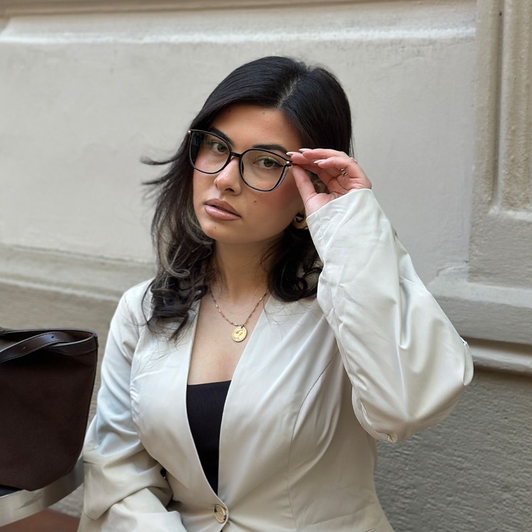 Rodz Square Black Frame Glasses with Prescription Lens | ZEELOOL8