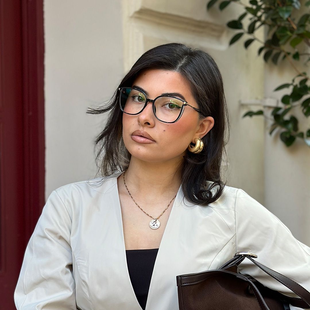 Rodz Square Black Frame Glasses with Prescription Lens | ZEELOOL9