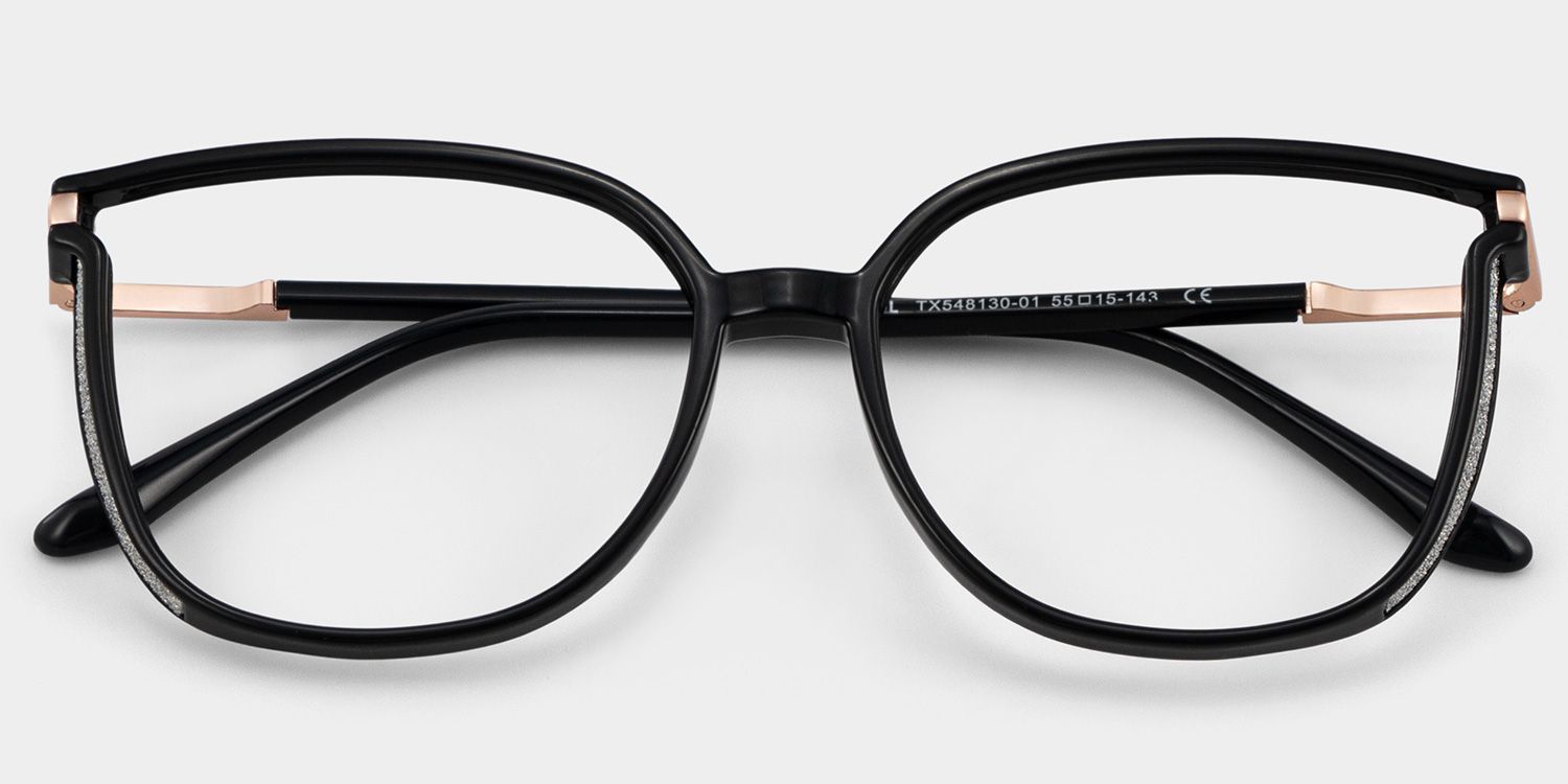 Rodz Square Black Frame Glasses with Prescription Lens | ZEELOOL3