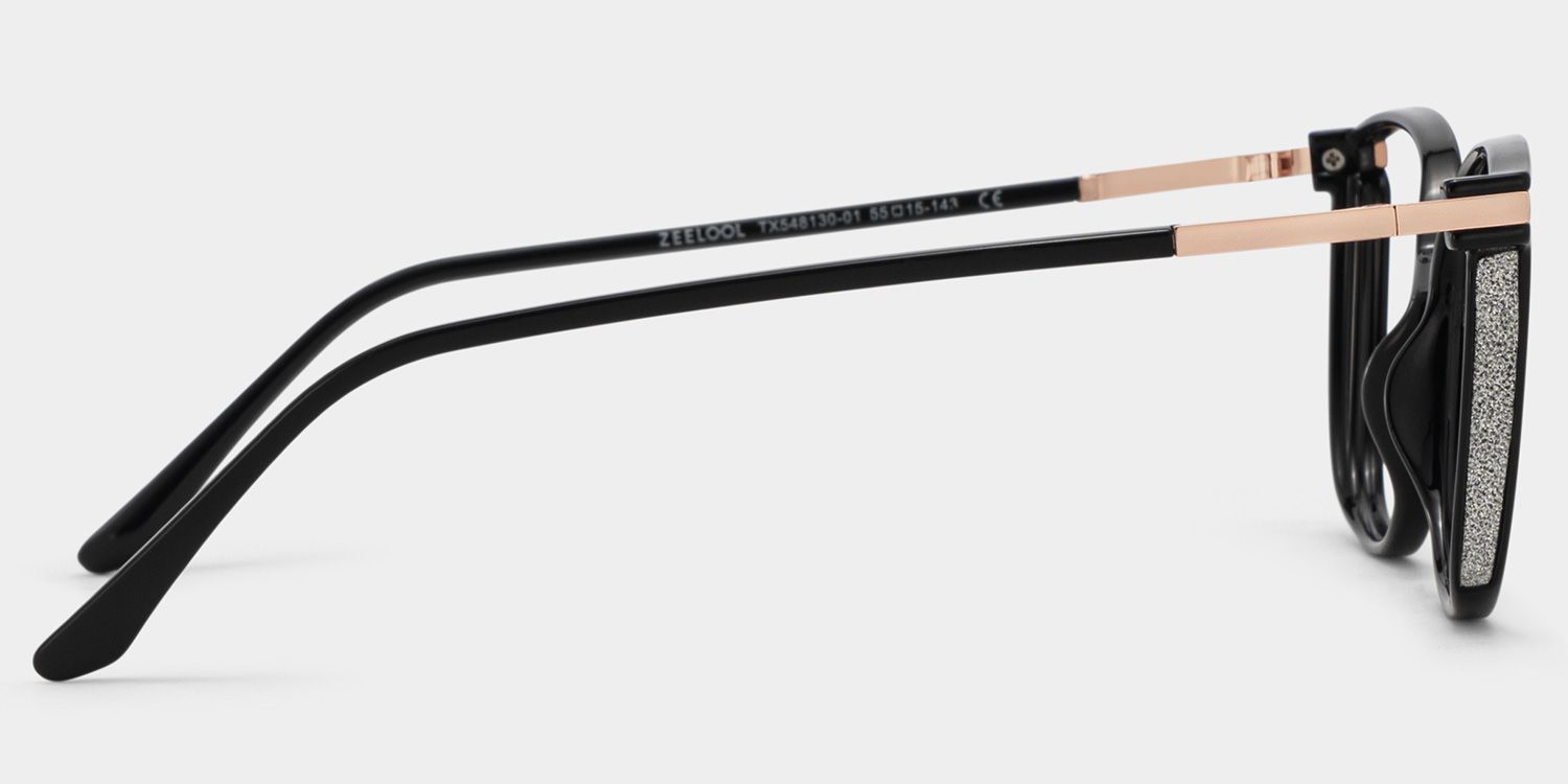 Rodz Square Black Frame Glasses with Prescription Lens | ZEELOOL5