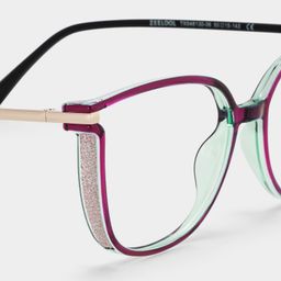Rodz Purple Square Glasses4