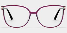 Rodz Purple Square Glasses0