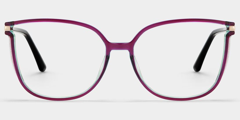 Rodz Purple Square Glasses