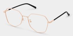 Bivins Geometric Gold Glasses3