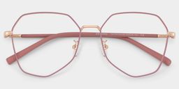 Bivins Pink Geometric Glasses3
