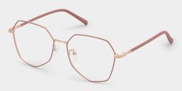 Bivins Pink Geometric Glasses4