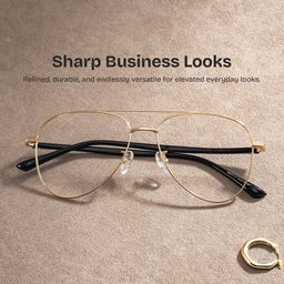 Paige Aviator Gold Glasses0