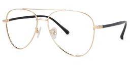 Paige Aviator Gold Glasses3