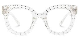 Kahle Cateye Clear Glasses1