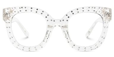 Kahle Cateye Clear Glasses