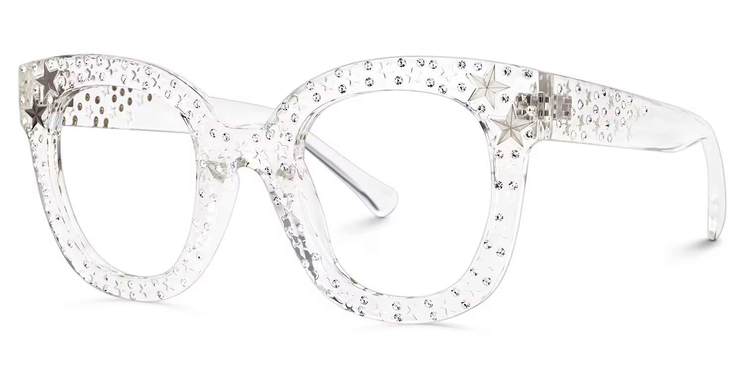 Kahle Cateye Clear Eyeglasses and Clear Frames2
