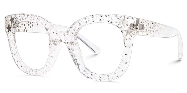 Kahle Cateye Clear Glasses