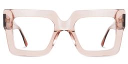 Brandon Square Beige Glasses1