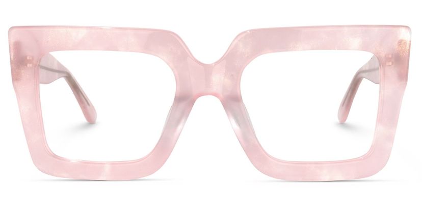 Brandon Pink Square Glasses