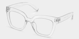 Malcolm Clear Square Glasses2
