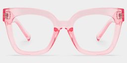 Malcolm Square Pink Glasses0