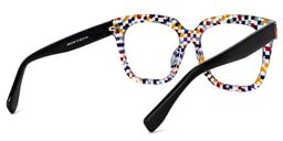 Xion Colorful-Point Square Glasses4