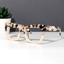 Benitez Square Two-Tone Glasses5